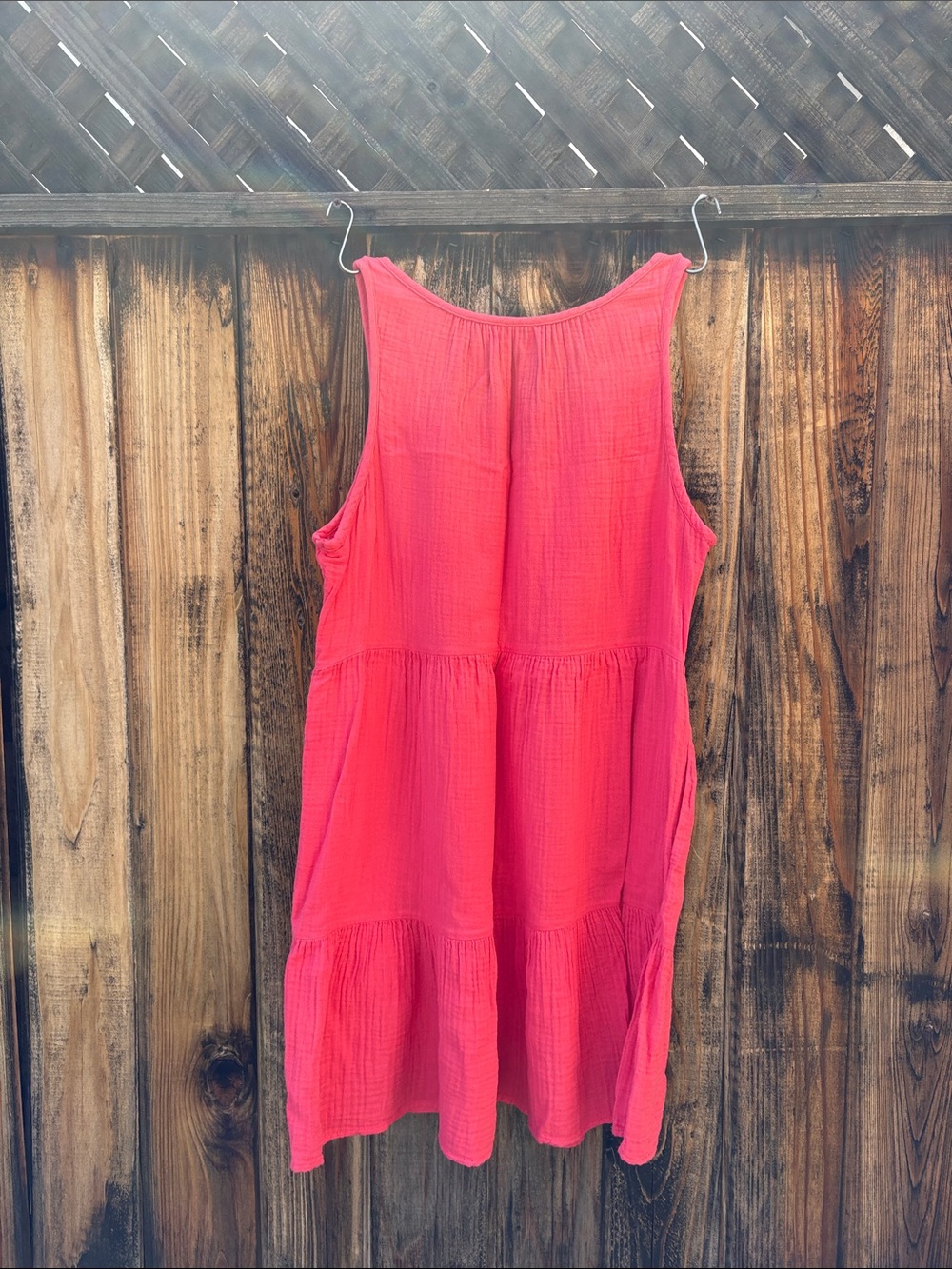 Universal Thread Red Tiered Sleeveless Sundress ~ Like NEW - Picture 2 of 5